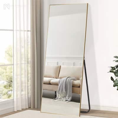 Modern Freestanding Full-length Floor Mirror with Stand