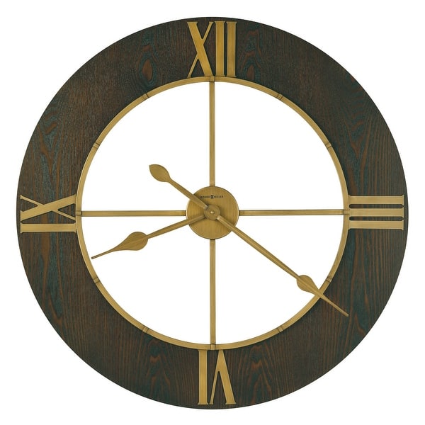 slide 1 of 2, Howard Miller Chasum Gallery Wall Clock Satin Espresso