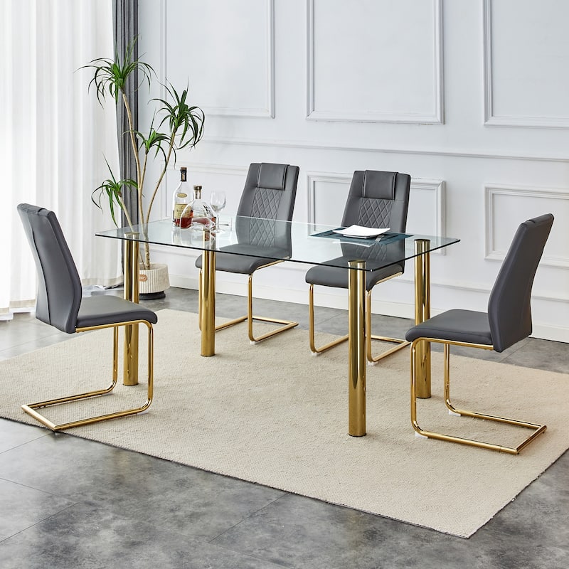 Modern 5pcs Dining Table Set for Kitchen room