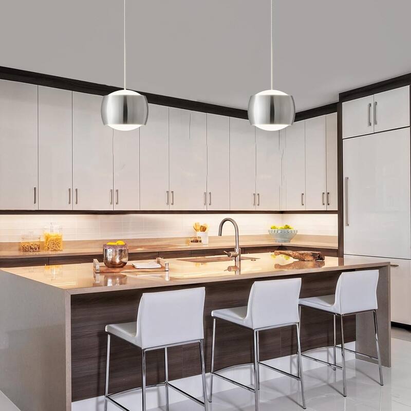 LED island lights chrome pendant light chrome light fixtures