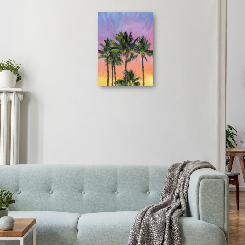 Sorbet Sunset By Studio Arts Canvas Art Print