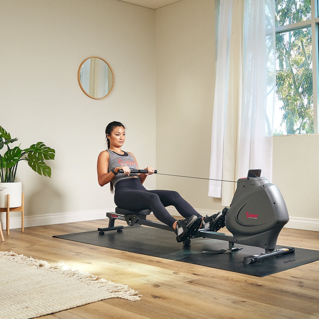 Sunny health & fitness spm magnetic rowing machine online