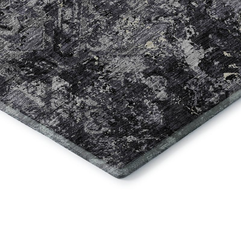 Premium Washable Super Soft Trellis Distressed Mayfield Rug