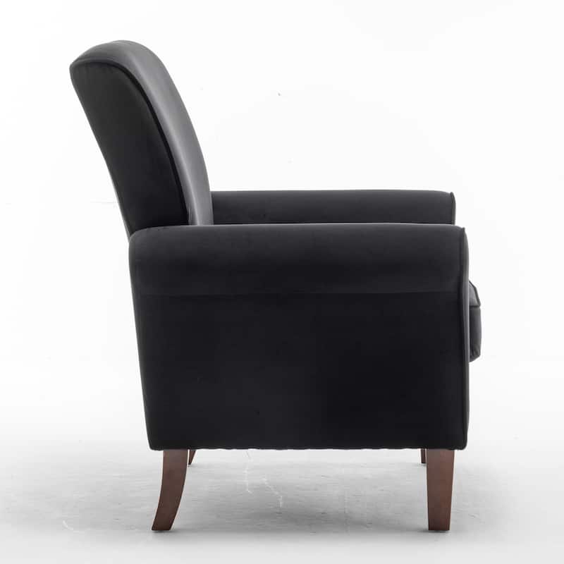 Traditional Rolled Arm Living Room Armchair
