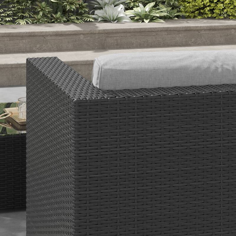 Corvus Xavier 13-piece Sectional Wicker Patio Sofa Set