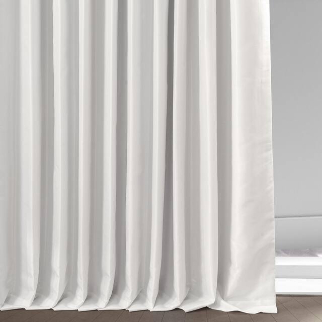 Exclusive Fabrics Blackout Extrawide Faux Dupioni Curtain (1 Panel)