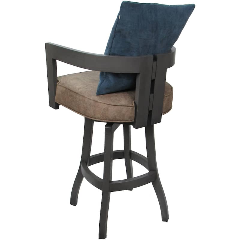 Swivel Wood Counter Bar or Extra Tall Stool - Kadir on S-Base - N/A