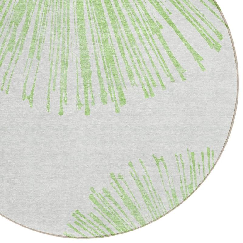 HomeRoots Abstract Transitional Rectangle Outdoor Rug