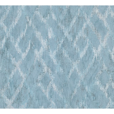 Michael, Bunter Grey Distressed Geometric, 33' L X 21" W, Wallpaper Roll