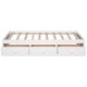 preview thumbnail 24 of 31, Concise Platform Storage Bed Frame with 3 Drawers for Twin Mattress