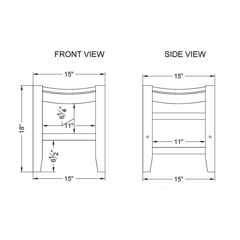The Gray Barn Enchanted Acre 18inch Wood Stools with Rush Seats (Set of 2) On Sale Bed Bath