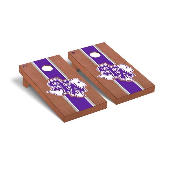 slide 2 of 5, Stephen F. Austin State Lumberjacks Rosewood Cornhole Board Set