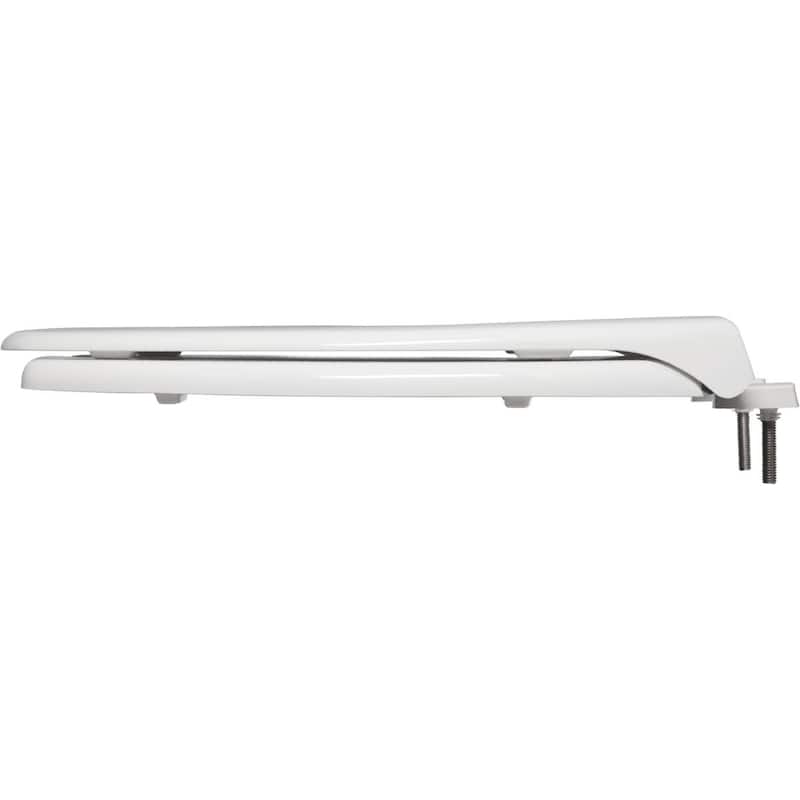Bemis Elongated Plastic Toilet Seat with DuraGuard� and STA-TITE�