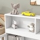 preview thumbnail 4 of 5, Twin Size Floor Bed with Bedside Bookcase and Shelves and Guardrails