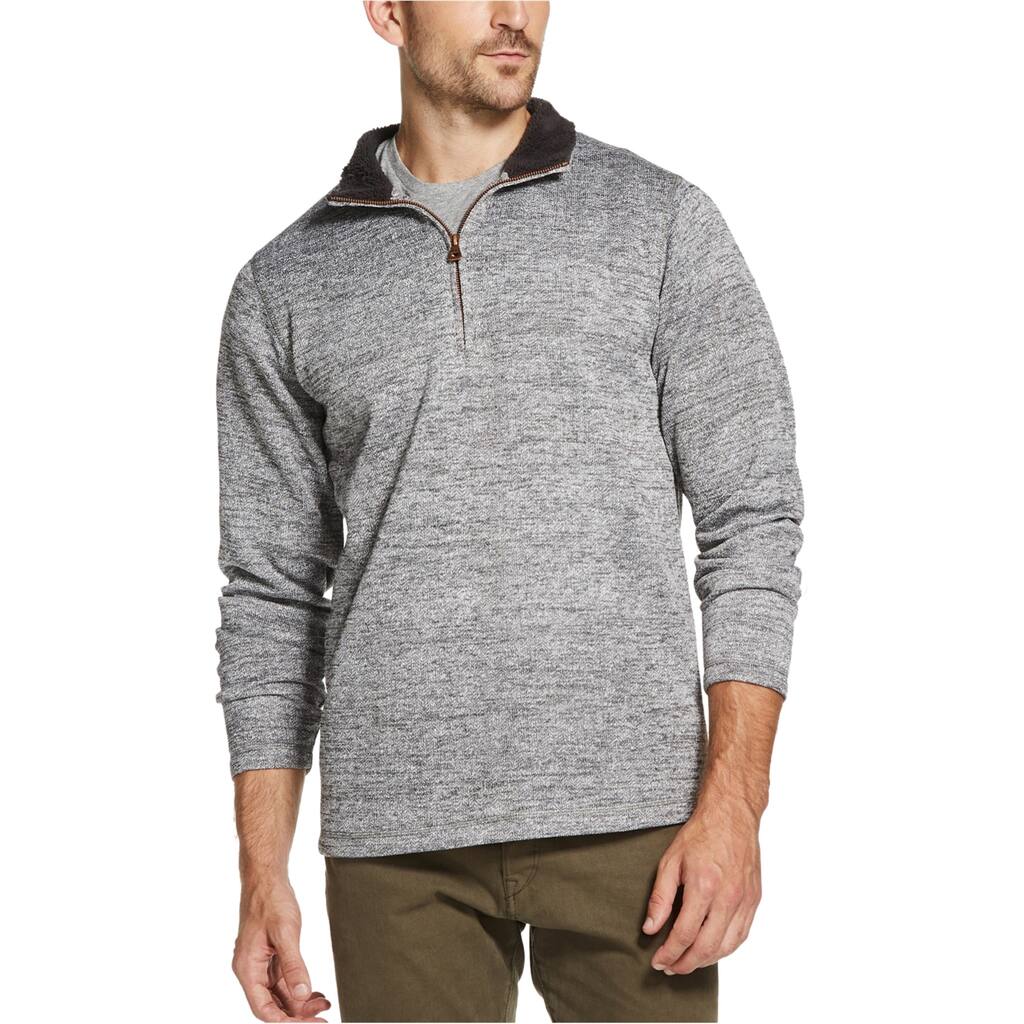 Weatherproof Mens Fleece Sweatshirt,, Grey, Small