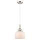 Option Polished Nickel / Matte White Shade