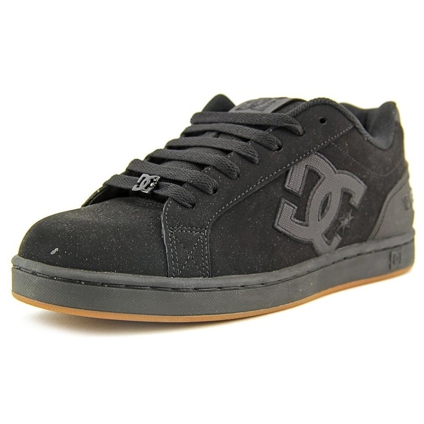 DC Shoes Clemente Men Round Toe Leather Black Skate Shoe
