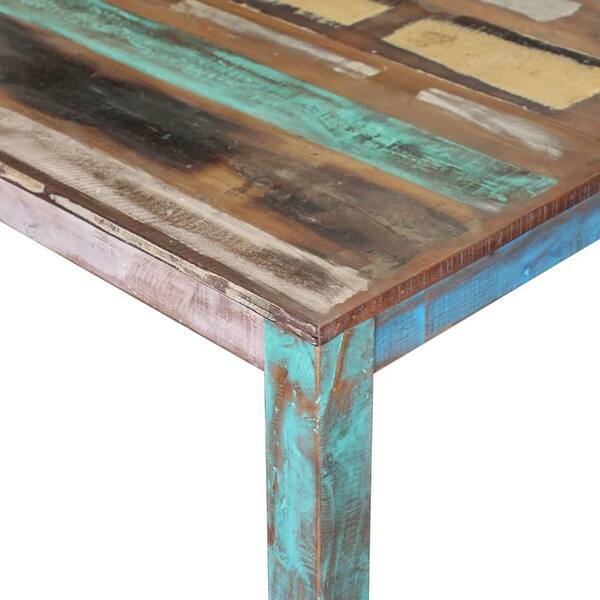 Shop Vidaxl Solid Reclaimed Wood Dining Table Kitchen Dining Room