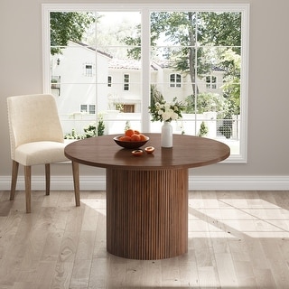 Round Kitchen Table Solid Wood Dining Table - Bed Bath & Beyond - 37308883