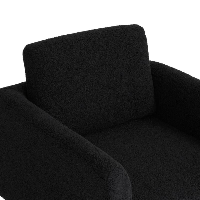 Luxurious Teddy Velvet Swivel Chair for Ultimate Comfort and Style