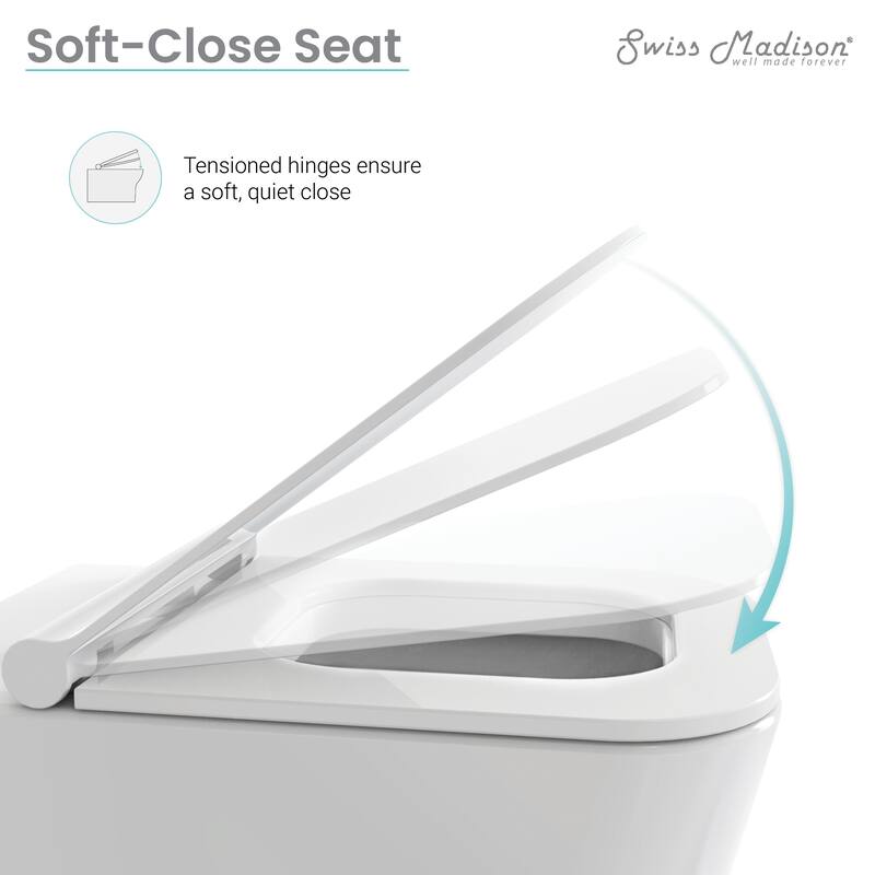 Carre Back To Wall Toilet 0.8/1.28 GPF