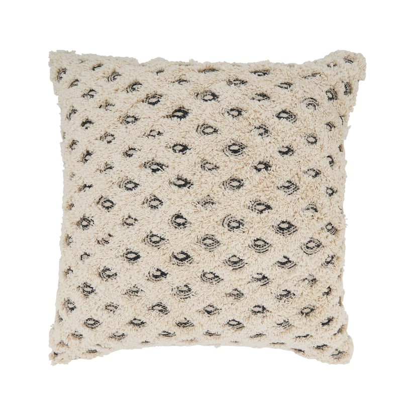 Diamond Elegance Tufted Diamond Throw Pillow - 20"x20" - Cover Only