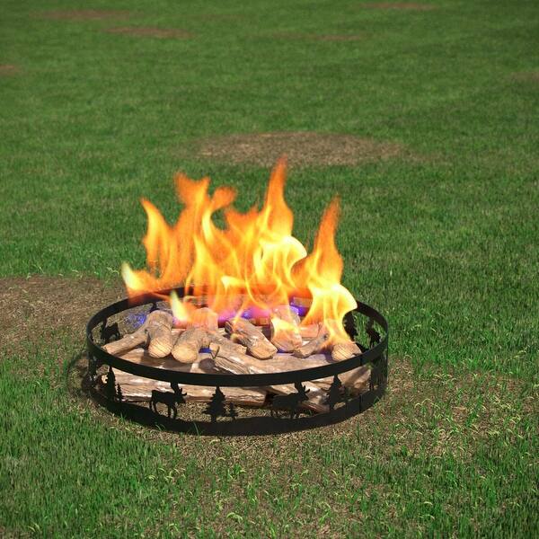 Shop Regal Flame Boston Backyard Garden Home Deer And Trees Light