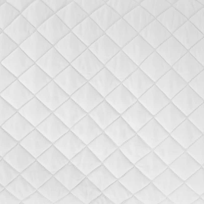 Jennifer Adams Diamond Sham - Standard - White