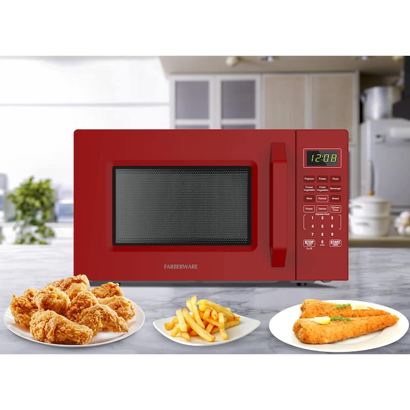 1.1 Cu. Ft. 1000-Watt Compact Microwave Oven, Black