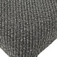 preview thumbnail 8 of 6, Uttermost Bowtie Charcoal Fabric Bench - 18'' H X 72.5'' W X 20'' D