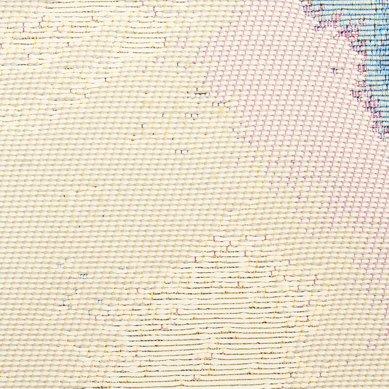 Nourison Color Splash Indoor/Outdoor Multicolored Abstract Area Rug