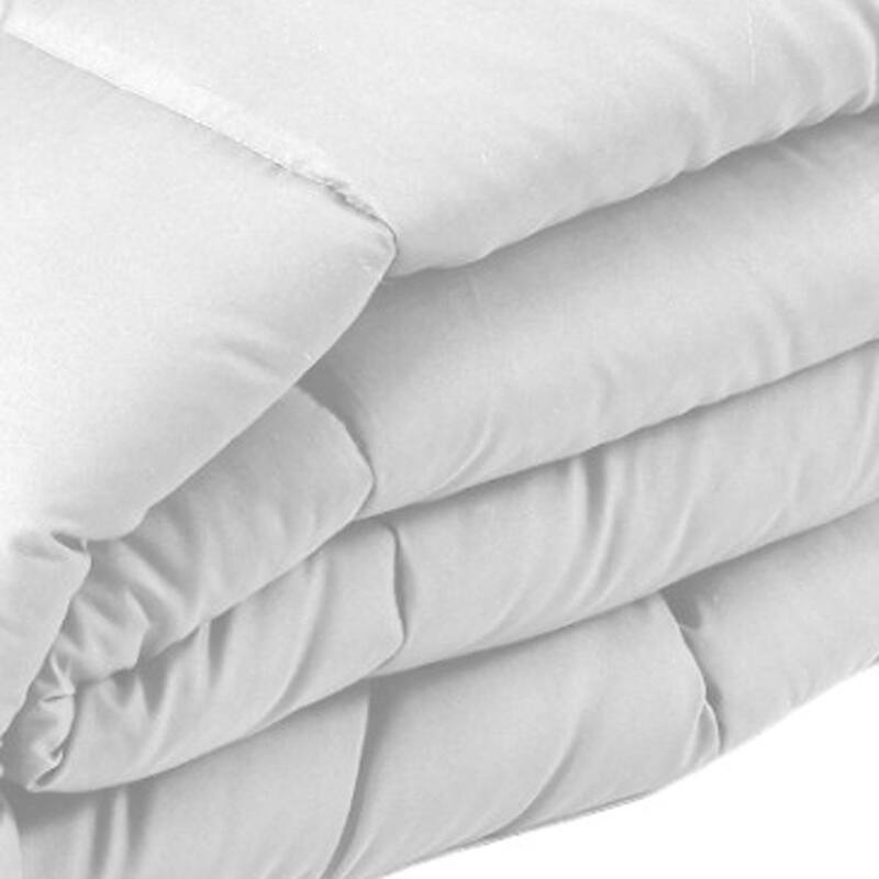 White King Box Stitch Microfiber Down Alternative Comforter