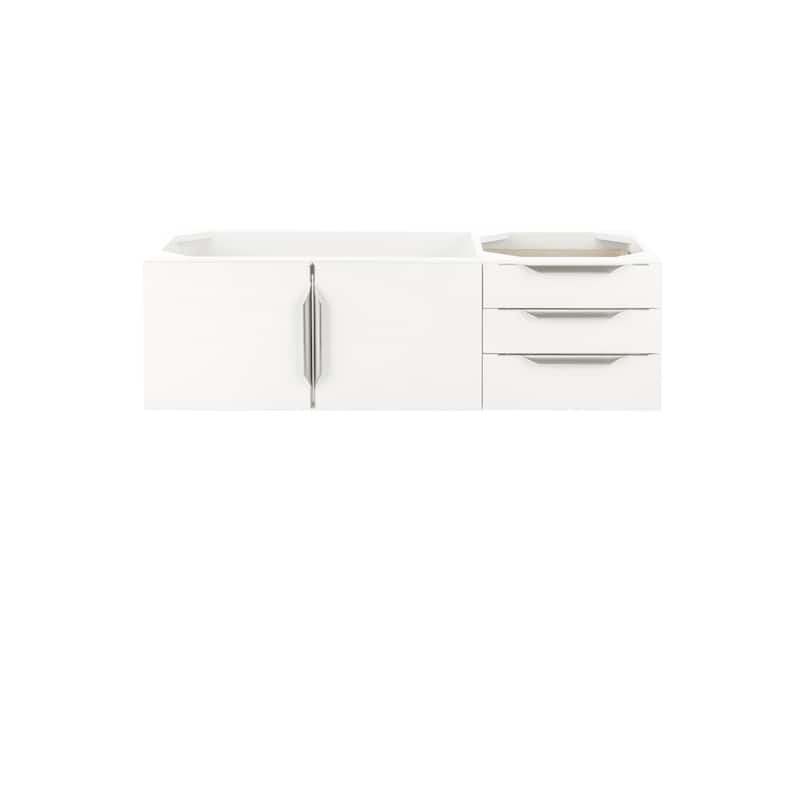 James Martin Vanities 983-V48-W-N Columbia 48" Single Wall Mounted - Glossy White