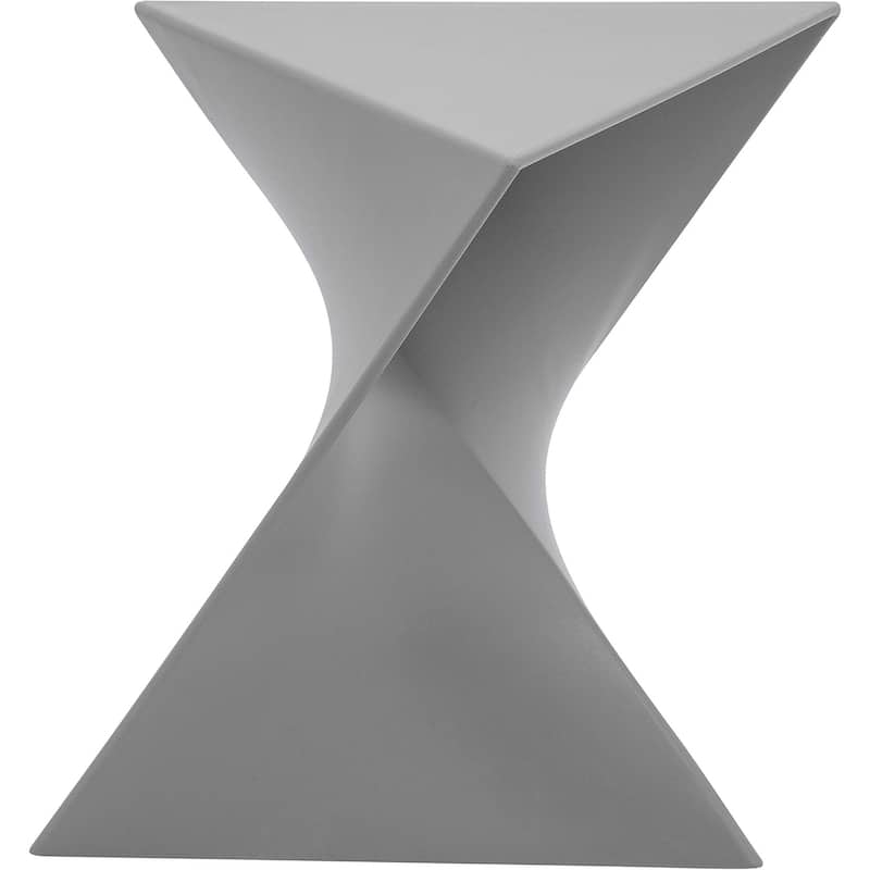 LeisureMod Randolph Modern Side Table - Grey - 15.5 x 17 x 17 - Set of 2 - Grey