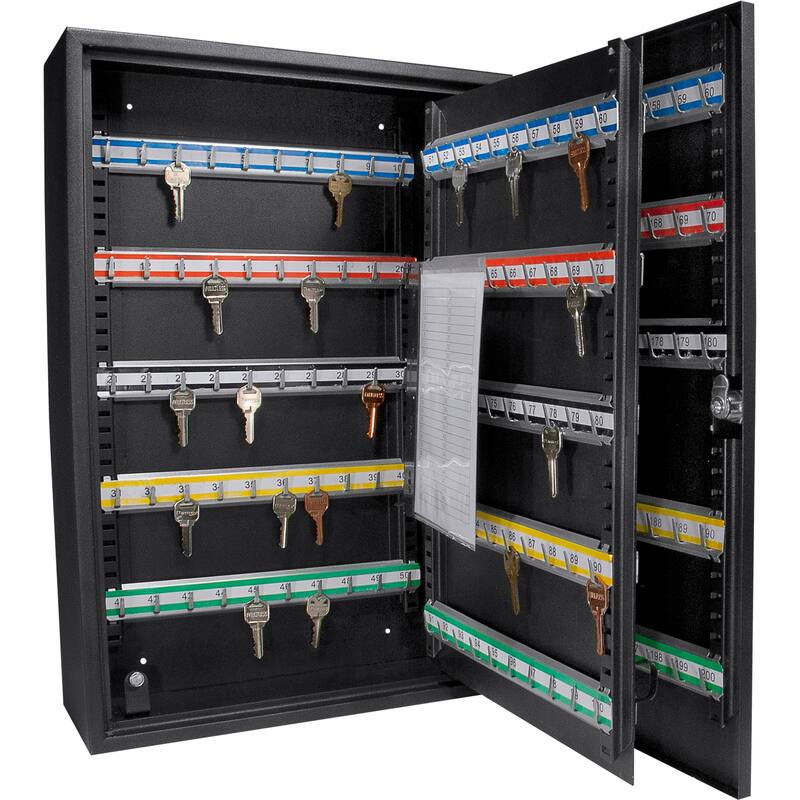 200 Adjustable Key Storage Cabinet with Lock