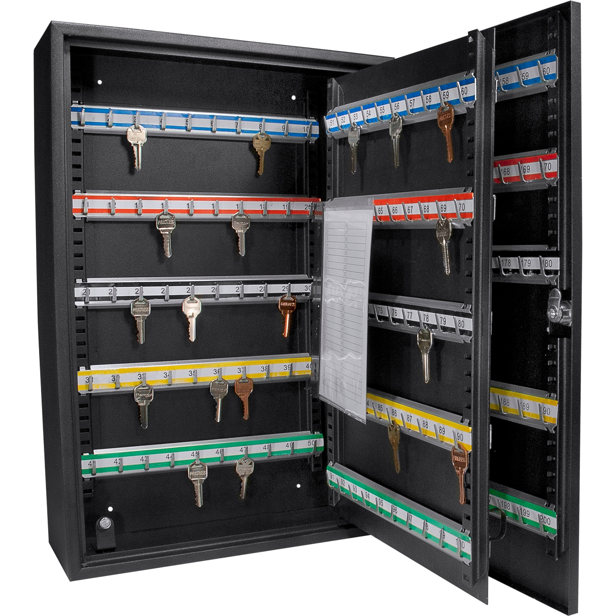 200 Adjustable Key Storage Cabinet with Lock