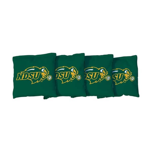slide 2 of 3, North Dakota State Green Cornhole Bags All-Weather Resin Filled