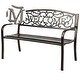 preview thumbnail 1 of 8, Costway Garden Bench Outdoor Furniture Porch Path Loveseat Chair - See Details Bronze