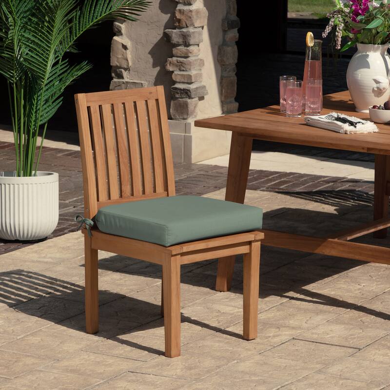 ARDEN Foam Outdoor Round Back Seat Cushion, 20 x 19