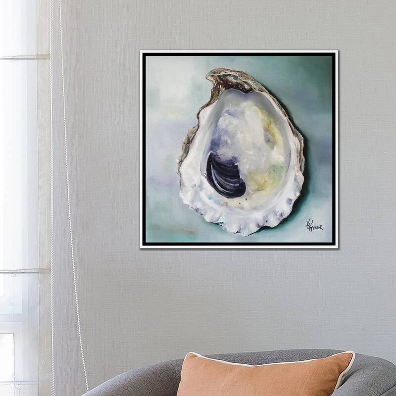 iCanvas "Virginia Oyster Shell" by Kristine Kainer Framed Canvas Print