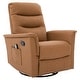preview thumbnail 34 of 54, Christopher Knight Home - Manual Rocking Swivel Recliner with Massage Function