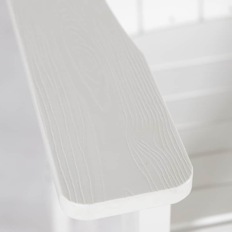 Tall Adirondack Chairs Set of 2 with handrails and connecting plates - 28.3"L x 22.6"W x 48.8"H