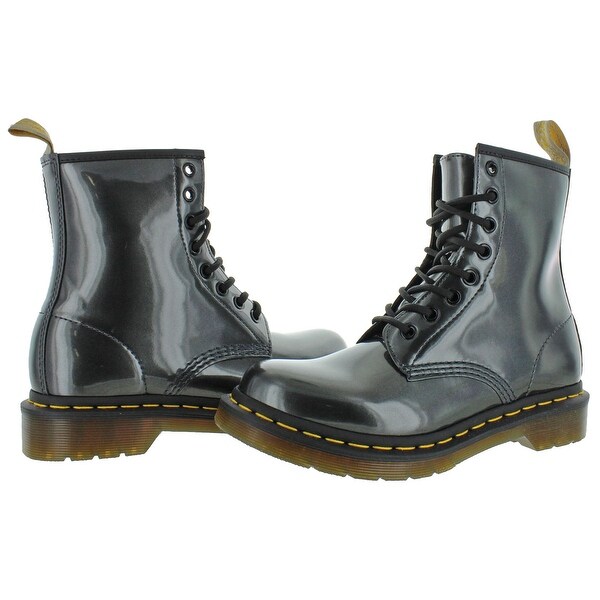 doc martens vegan chrome