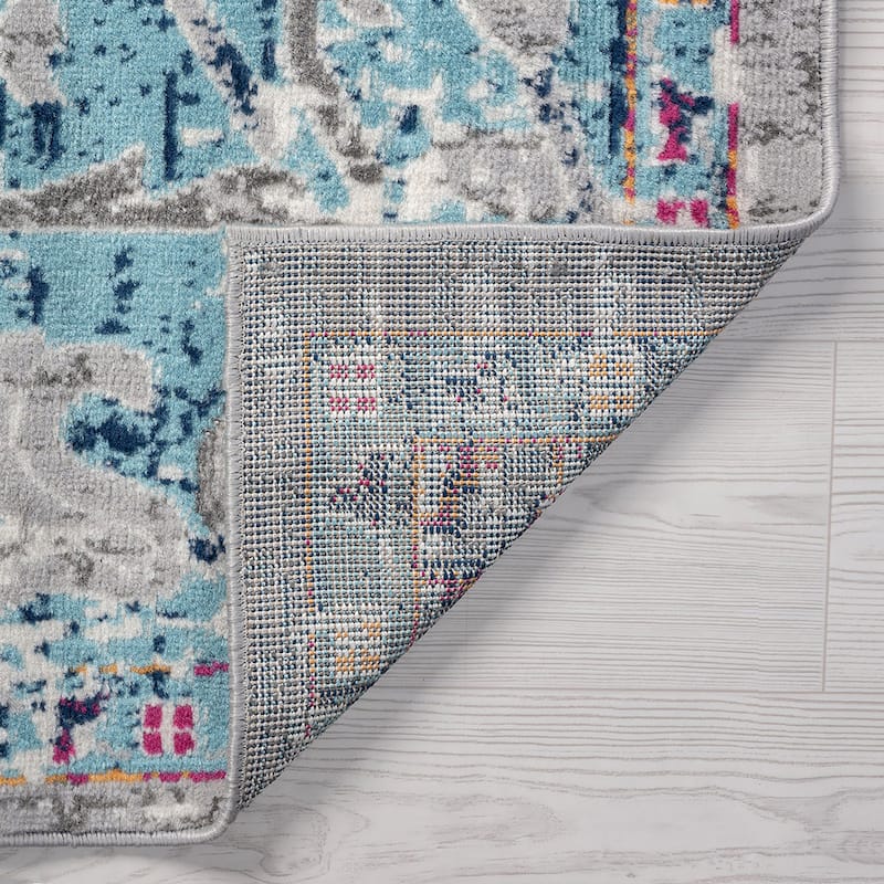 Dynah Bohemian & Eclectic Medallion Indoor Area Rug