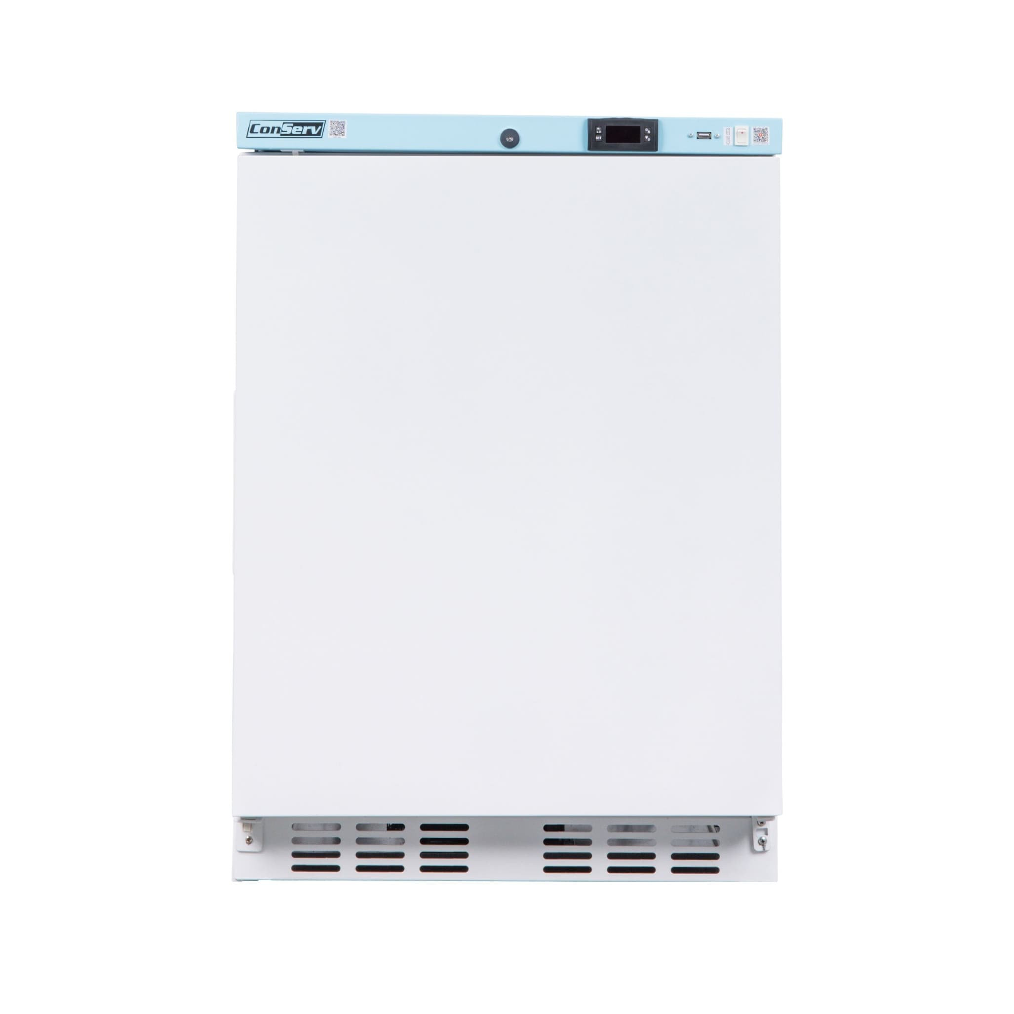 Equator Advance Appliances 3.9 cu.ft. Commercial Refrigerator in White with Temperature Alarm