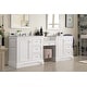 preview thumbnail 3 of 11, James Martin Vanities De Soto 94" Double Vanity Set with Makeup Table, Bright White