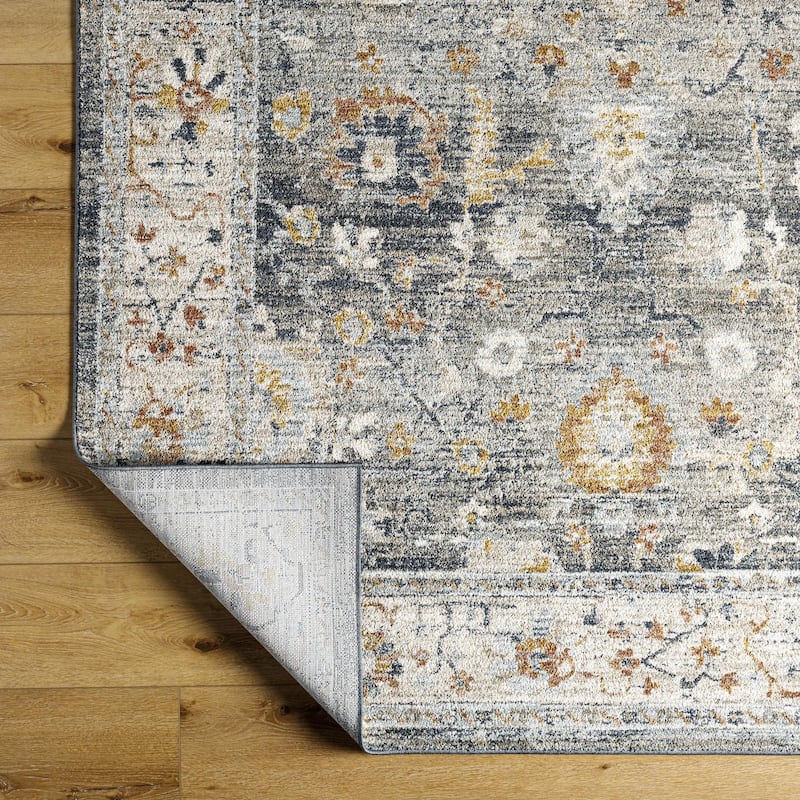 Livabliss Transitional Beckham Medallion Area Rug