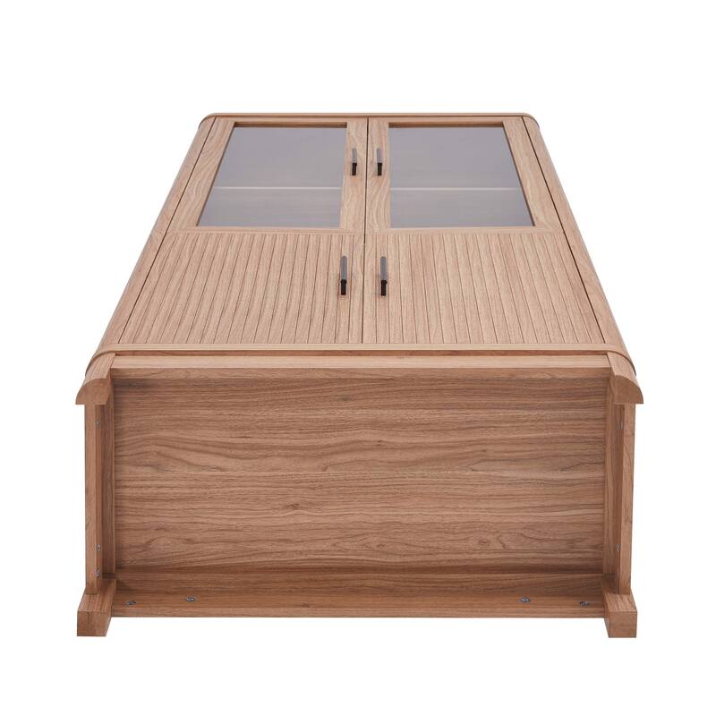 Manhattan Comfort Mid Century Modern Jodie Bookcase with Adjustable Shelves