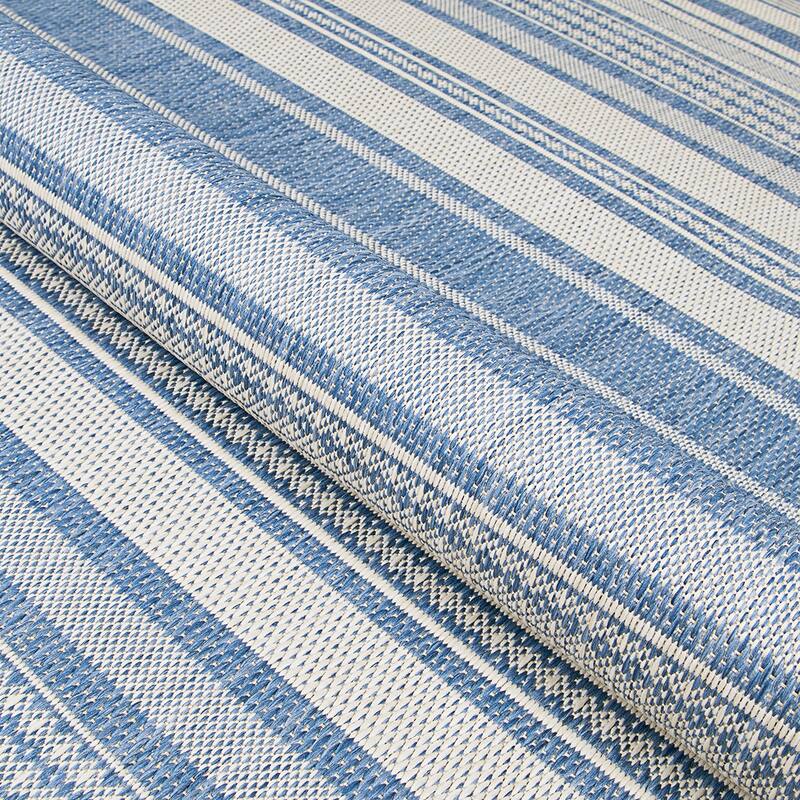Dream Decor Rugs Pergola Bower Stripe Indoor Outdoor Area Rug