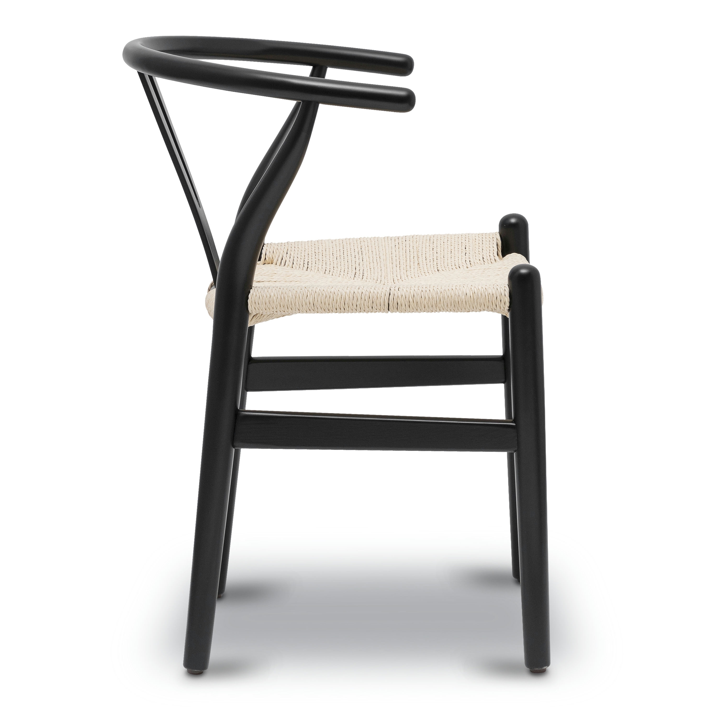 Poly and Bark Weave Chairs Solid Wood Frame Set of 2 On Sale